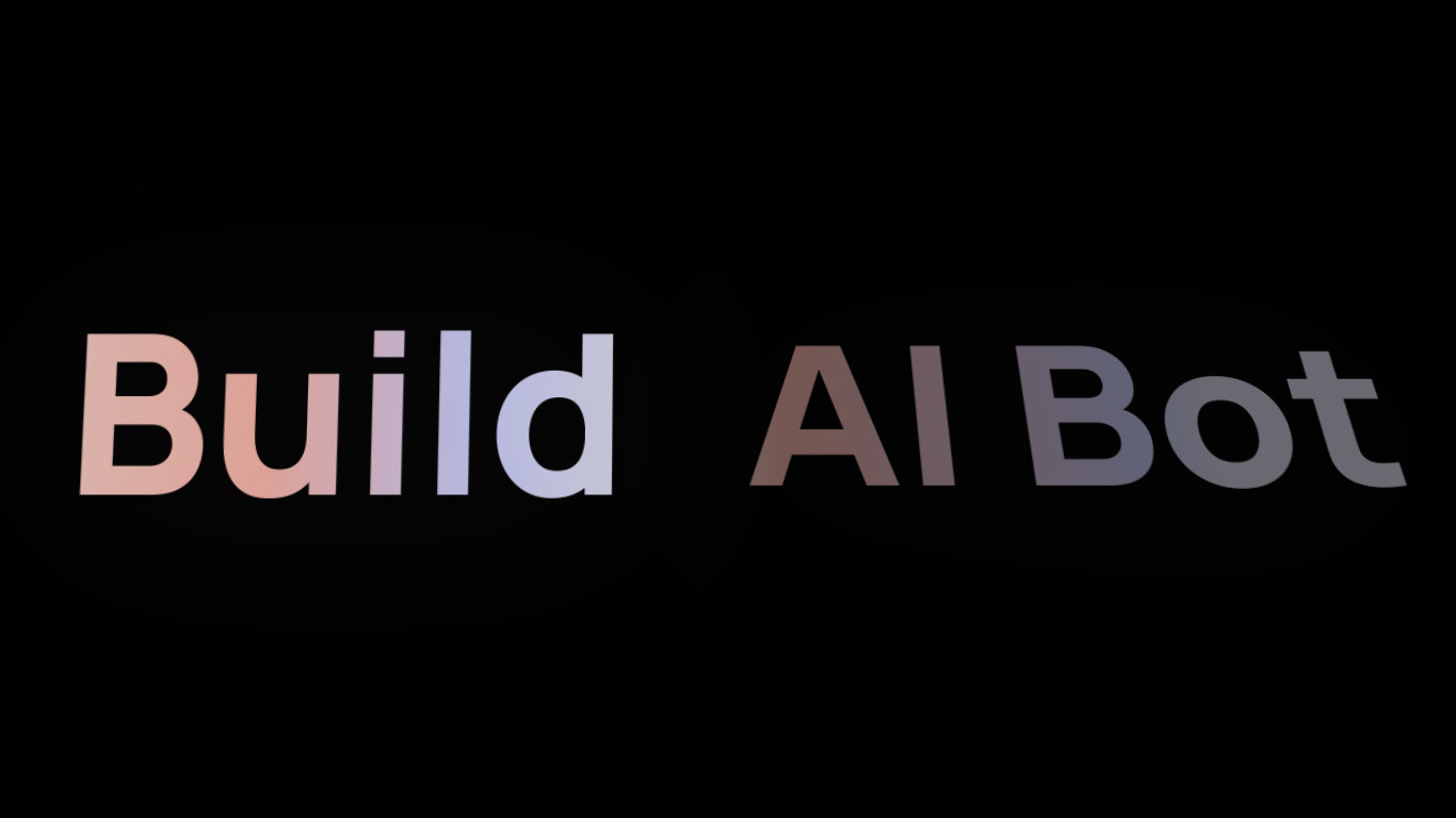 AI Bot Builder Landing page