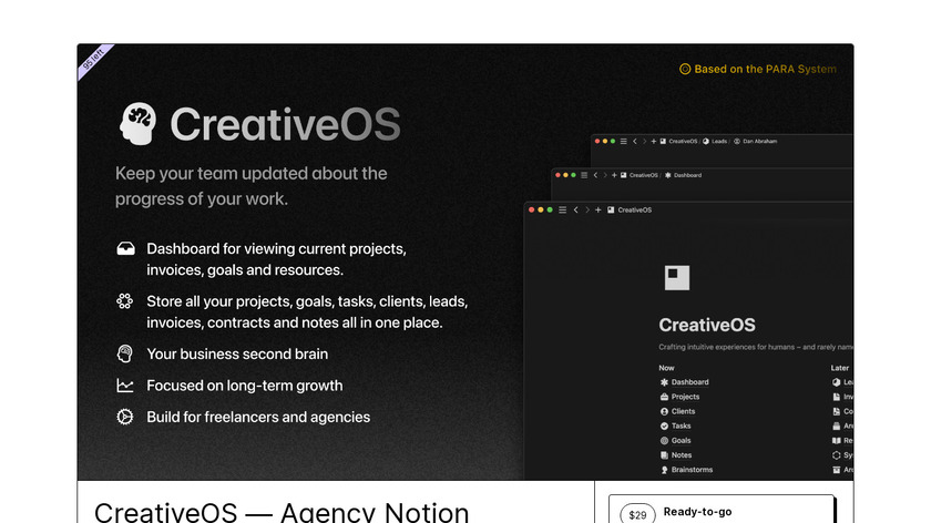 CreativeOS Landing Page