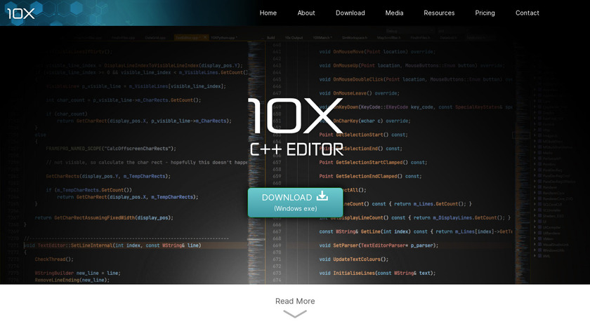 10x Editor Landing Page
