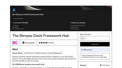 The Shreyas Doshi Framework Hub image