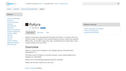PyKyra screenshot