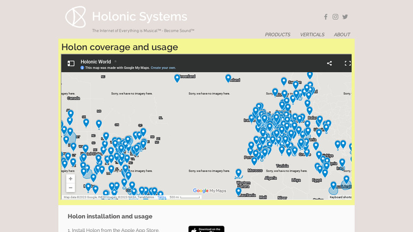 Holon Landing Page