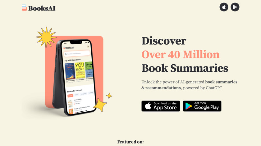 BooksAI Landing Page