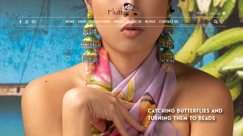 Flutter Jewelry Landing Page