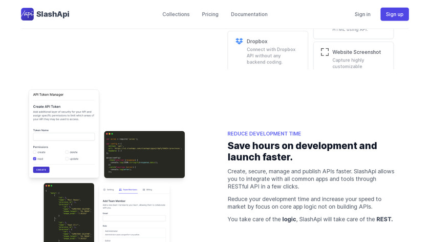 SlashApi Landing Page