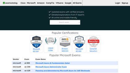 examcatalog image