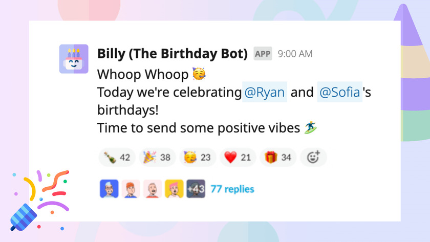 Billy Birthday Landing Page