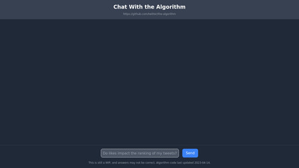 Chat with The Algorithm image