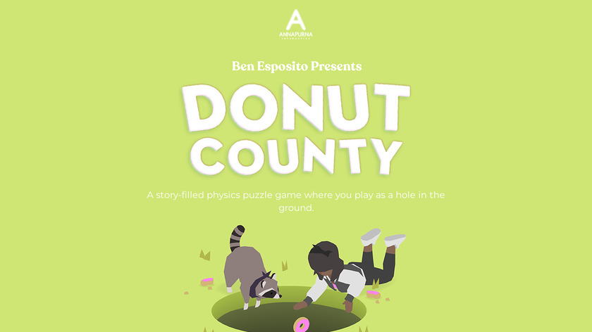 Donut County Landing Page