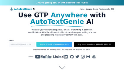 AutoTextGenie AI image