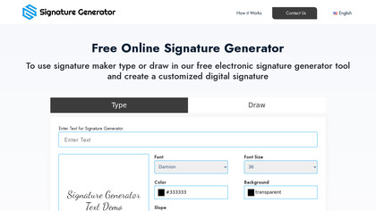 Online Signature Generator Tool image