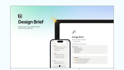 Notion Design Brief image