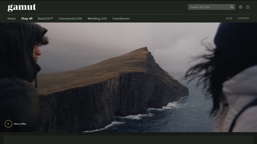 Immersion LUT Collection Landing Page
