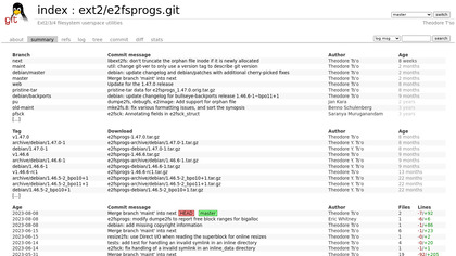 e2fsprogs image