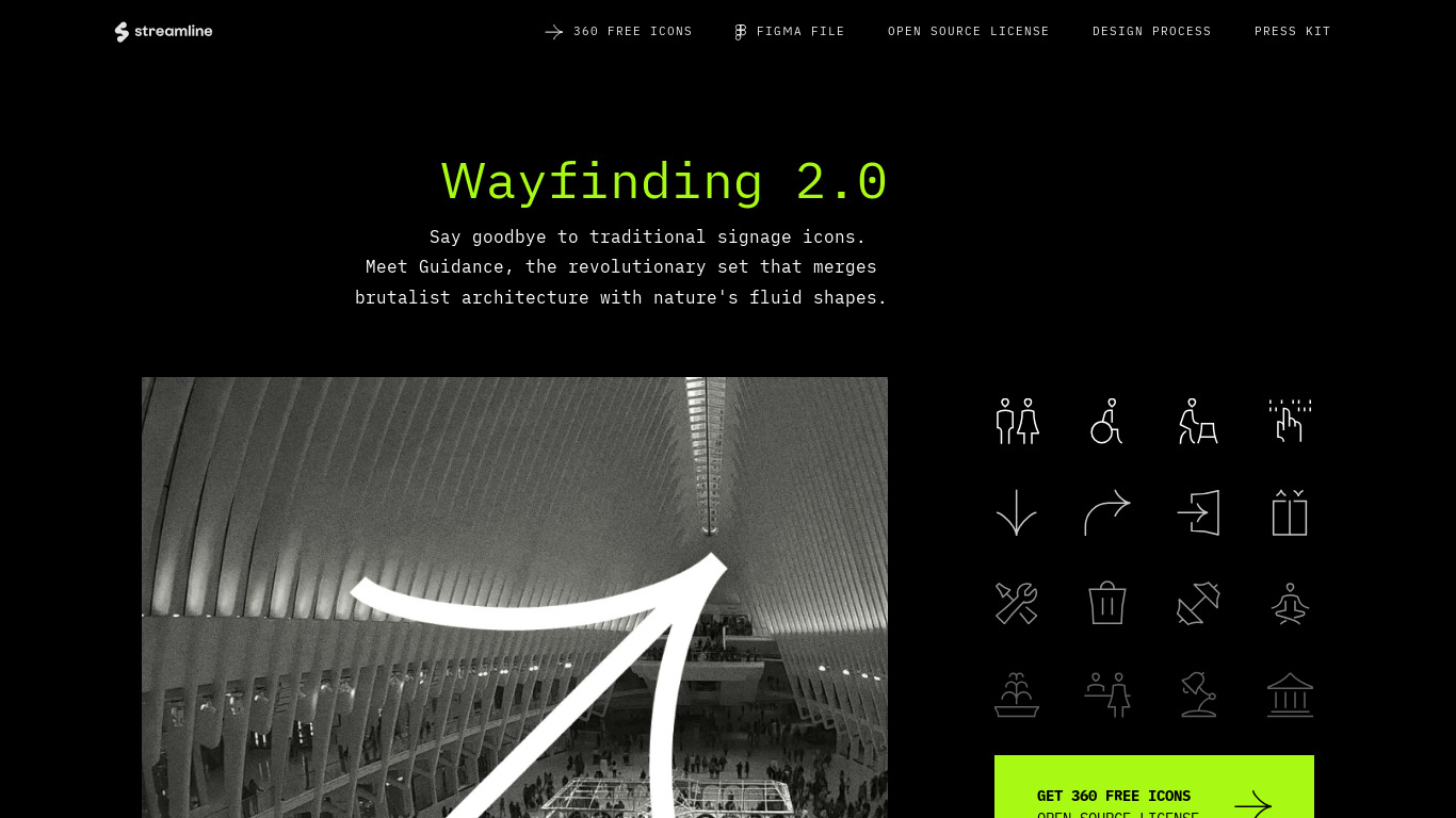 Guidance – Wayfinding Landing page