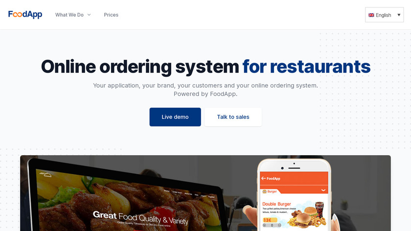 Foodapp Landing Page