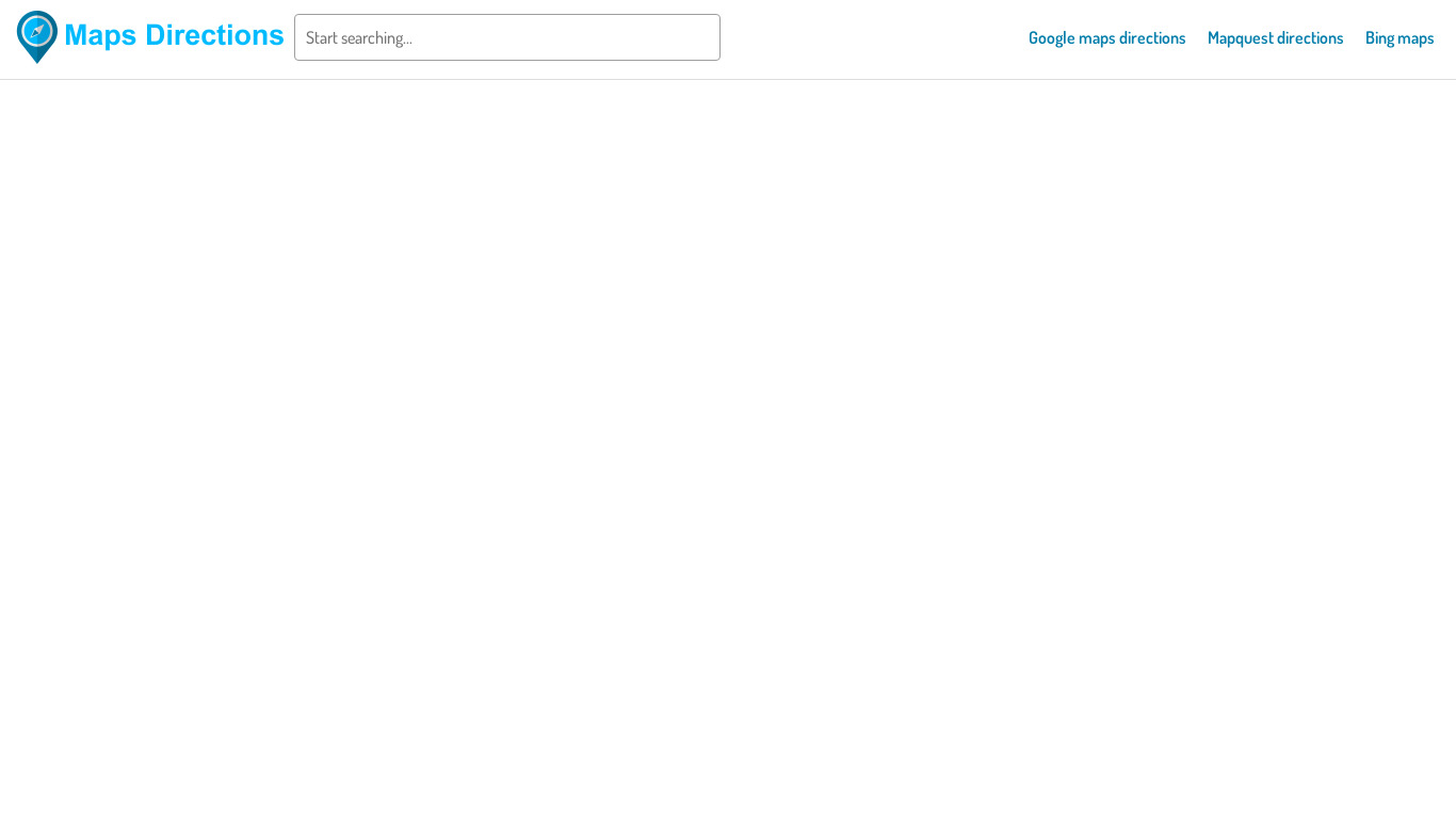 MapsDirections.io Landing page