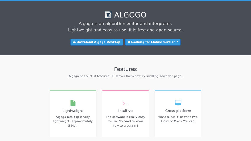 Algogo Landing Page