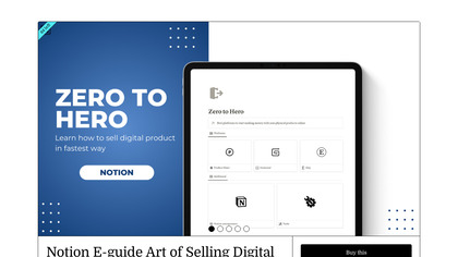 Notion E-guide Zero to Hero image