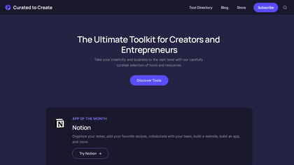 Curated to Create image