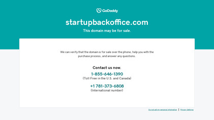 Startup Back Office image