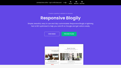 Responsive Blogily WordPress Theme image