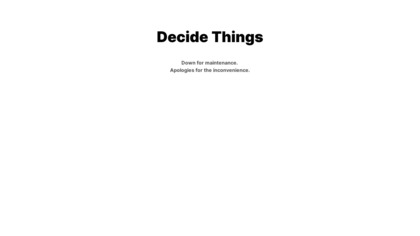 Decide on Anything image