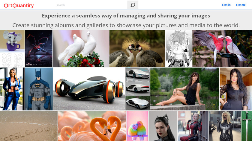 ArtQuantity Landing Page
