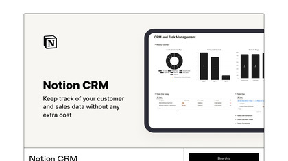 Notion CRM image