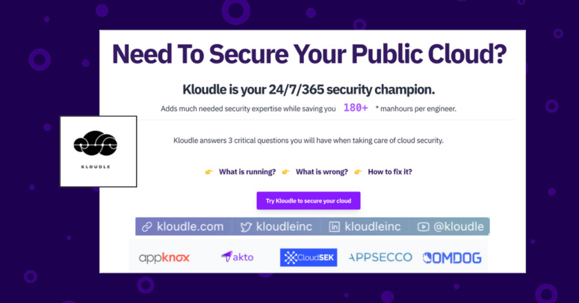 Kloudle Landing Page