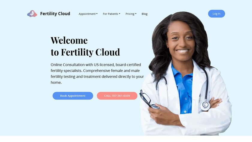 Fertility Cloud Landing Page