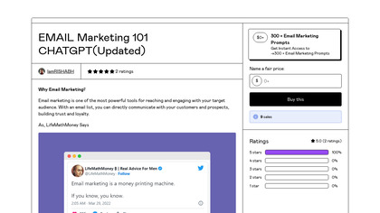 EMAIL Marketing 101 CHATGPT(Updated) image