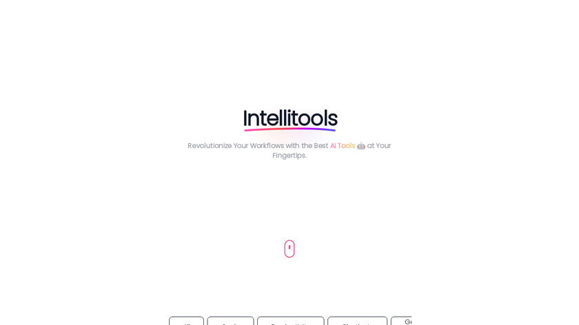 Intellitools Landing Page