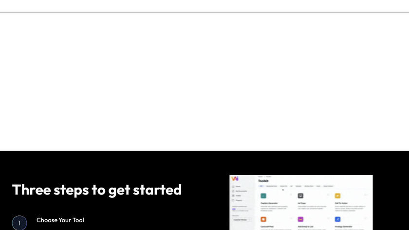 Writee AI Landing Page