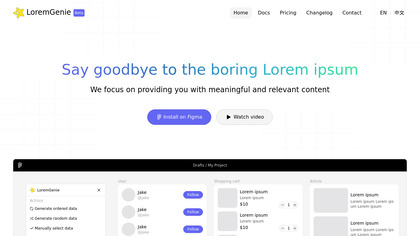 LoremGenie for Figma image