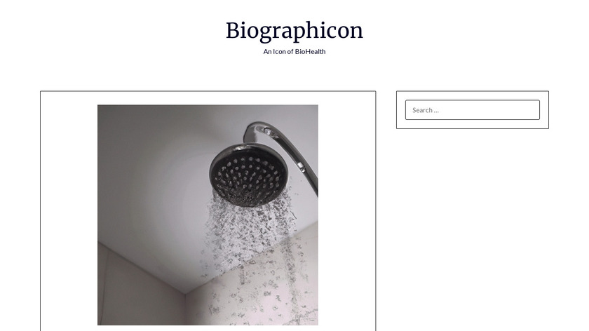 Biographicon Landing Page