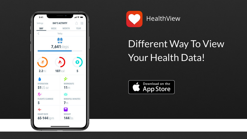 HealthView Landing Page