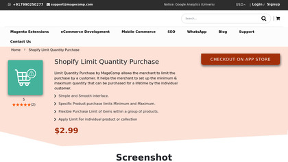 Shopify Order Limit Quantity Purchase image