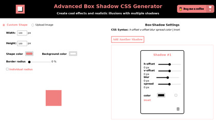 Advanced Box Shadow CSS Generator image