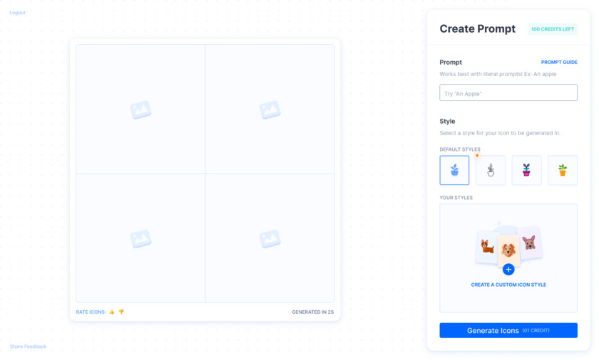 Iconomy Landing Page