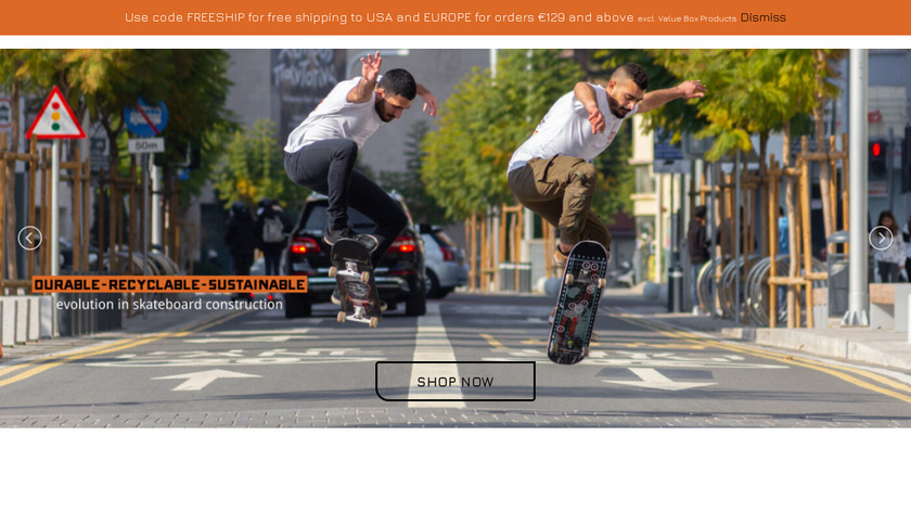 Capsule Skateboards Landing Page