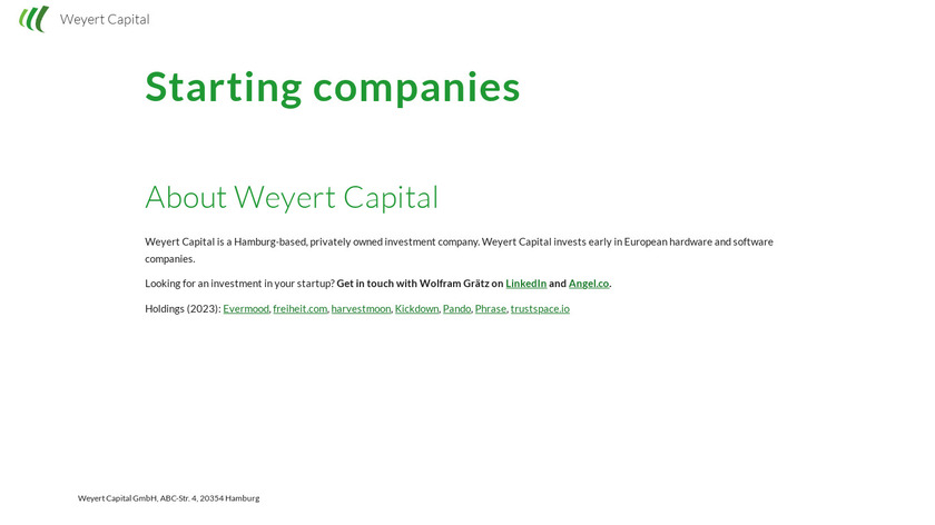 Dynport Landing Page
