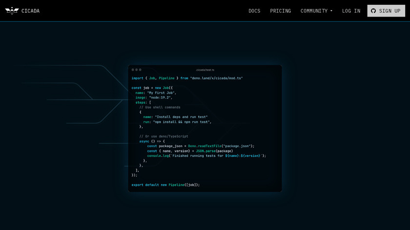 Cicada.build Landing Page