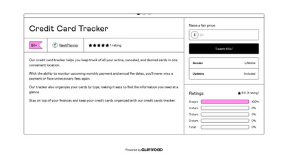 Credit Card Tracker image
