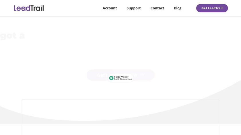 LeadTrail Landing Page