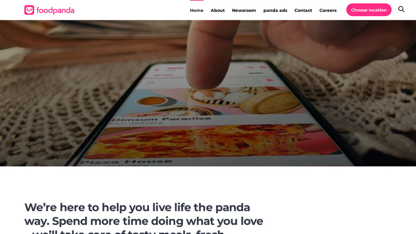 foodpanda.co.id Landing Page