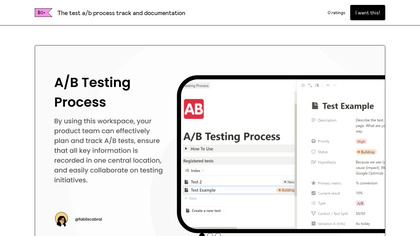 Notion A/B Test Template image