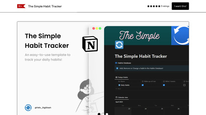 The Simple Habit Tracker image