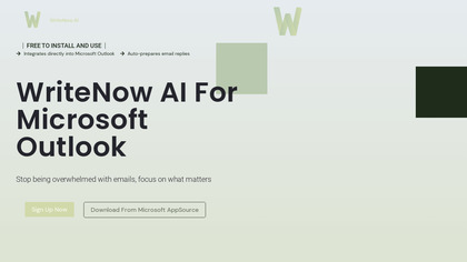 WriteNow AI for Microsoft Outlook screenshot