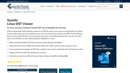 Sysinfo Linux OST Viewer image